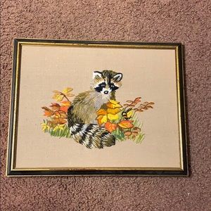 handmade raccoon